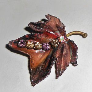Vintage Maple Leaf Brooch